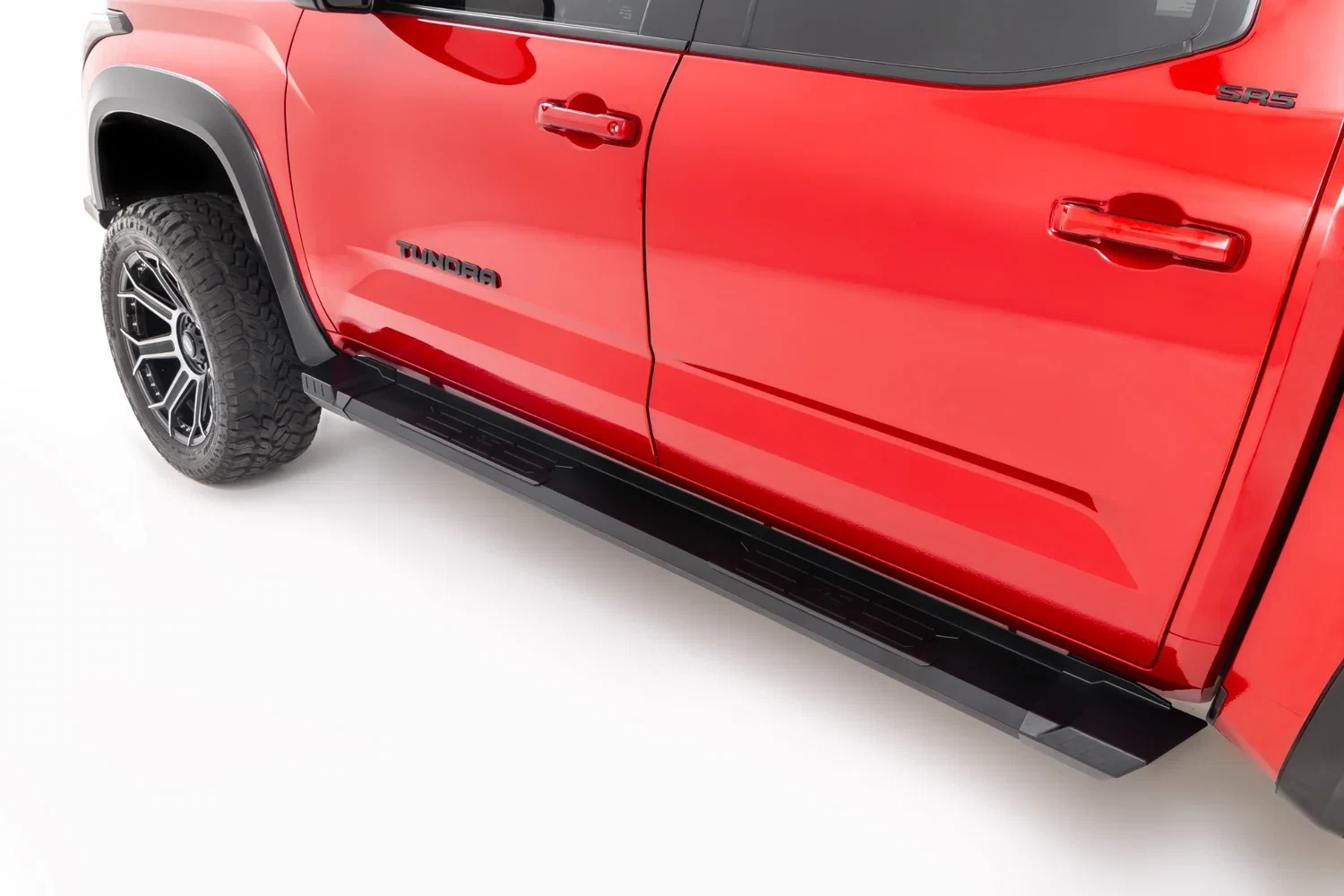 Rough Country _ HD2 Aluminum Running Boards _ CrewMax _ Toyota Tundra 2WD_4WD (2022-2025)